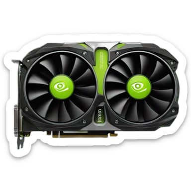 Nvidia graphics card sticker