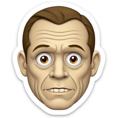 Lon Chaney Jr hazel eyes sticker