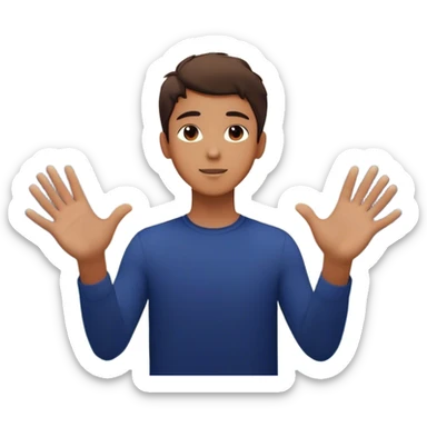 A young man stands in a vast, starry universe, surrounded by floating particles of light. Each particle represents a choice, a moment, a memory—his personal universe. He reaches out, touching one, knowing that everything he does stays in this space forever.  sticker