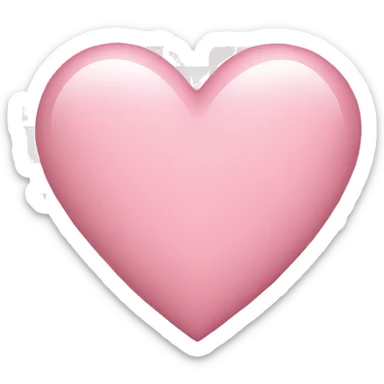 light pink heart with checkered background sticker