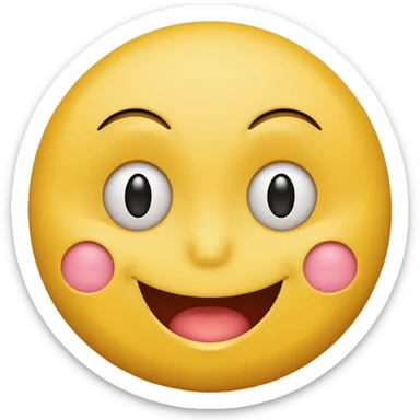 gossiping smiley face sticker