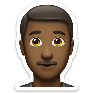 Side eye emoji sticker