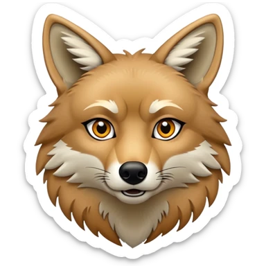Coyote sticker