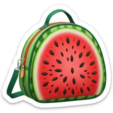 Watermelon lunch bag  sticker