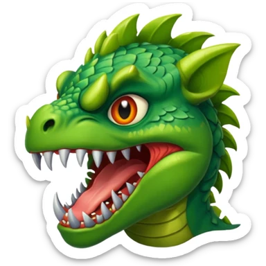 wild monster sticker