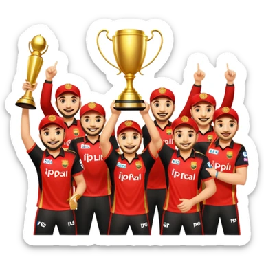 RCB lifting IPL sticker