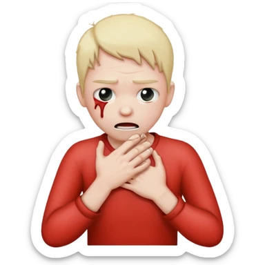 Strangling myself emoji  sticker