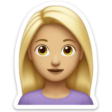 un métisse qui embrasse une blanche au cheveux brun et blond  sticker