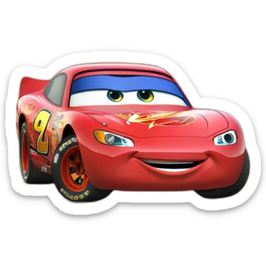 Flash mcqueen sticker