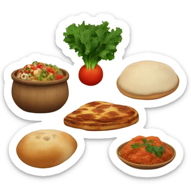 Georgian food sticker