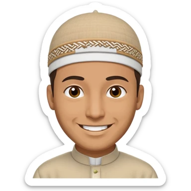 muslim man sticker