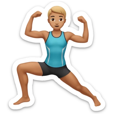 Doing splits sticker