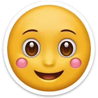 Emoji qui croque son doigt  sticker