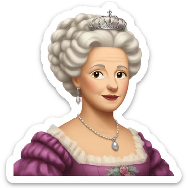Queen Charlotte from Bridgerton  sticker