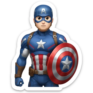 Captain America  sticker