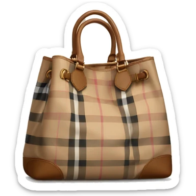 burberry bag sticker