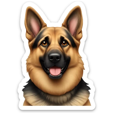 german sheperd sticker