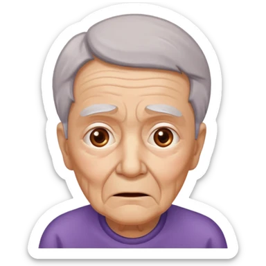 idoso confuso alzheimer sticker