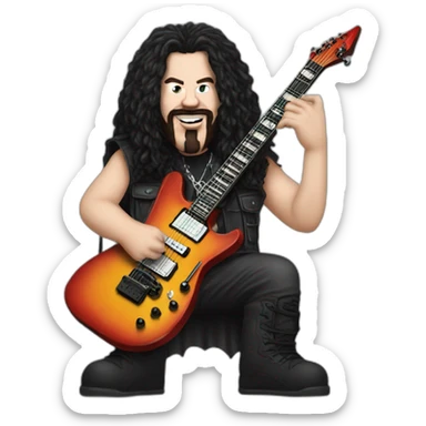 dimebag darrell sticker