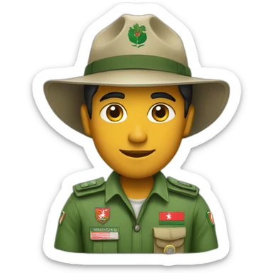 Bangladesh scout  sticker