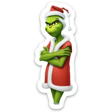 The Grinch knee surgery sticker