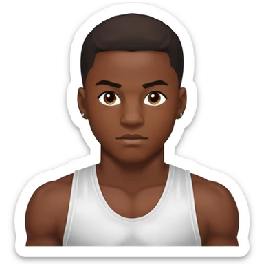 19 year old black aspiring boxer named Jett valor, from a humble background sticker