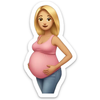 pregnancy sticker