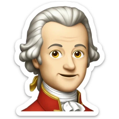 Mozart sticker