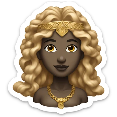 Black Aphrodite  sticker