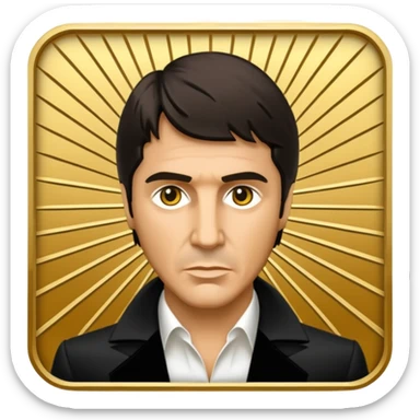 Tony Montana logo moovie sticker