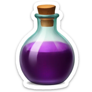 Potion bottle sticker