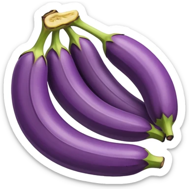 purple bananas sticker