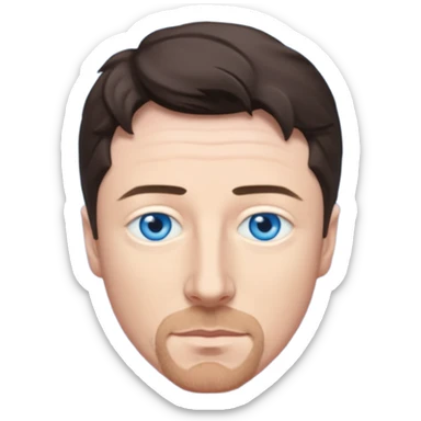 Aiden Gillen with blue eyes sticker