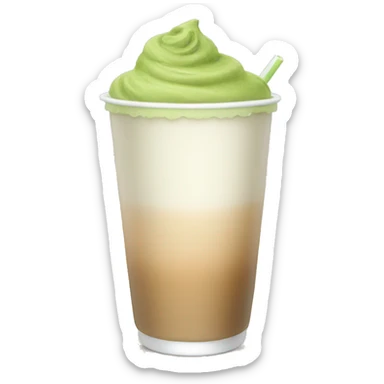 Milktea Matcha sticker