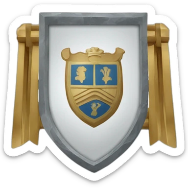 Escudo gimnasia y esgrima de la plata sticker