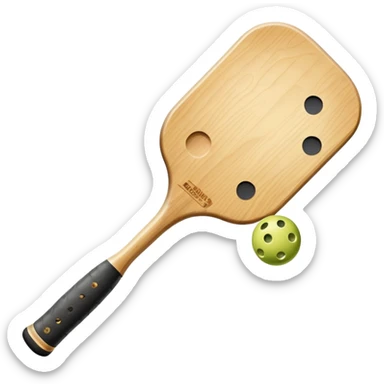 Pickleball paddle sticker