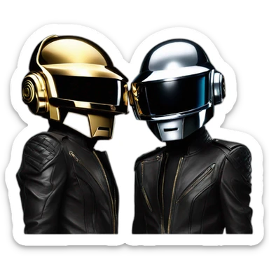 Daft Punk Duo sticker