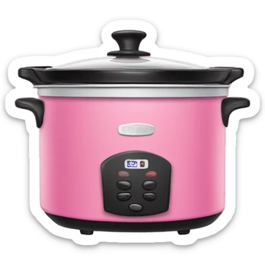 Pink crock pot sticker