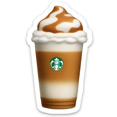 starbucks gingerbread chai with cold foam drink sticker