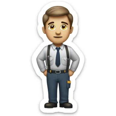 worker who thinks they are bigger then they are sticker