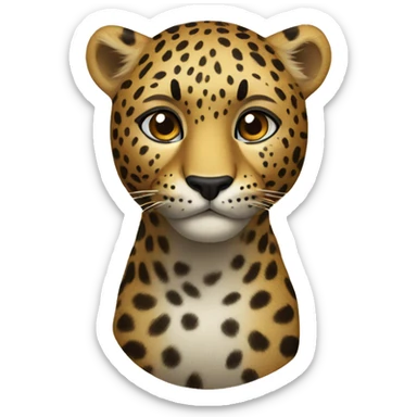 leopard  sticker