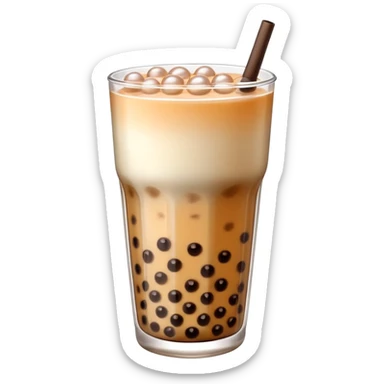 Boba tea sticker
