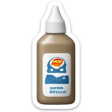 super glue sticker