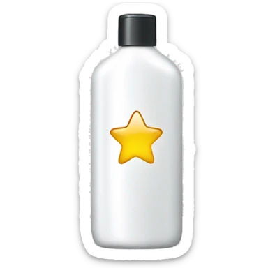 bottle of conditioner  sticker