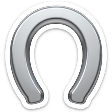 Horseshoe small sticker
