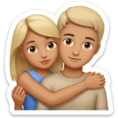 A Hand on placed on somebody else’s shoulder  sticker