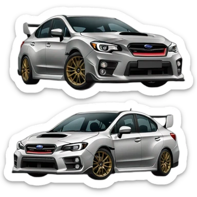 Subaru Impreza WRX STI sticker