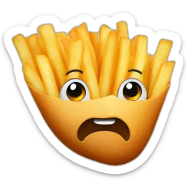 batata frita sticker