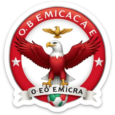 um banner a dizer "O Benfica é o maior", algures com o simbolo do Benfica: a águia sticker