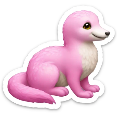Drake pink mink sticker